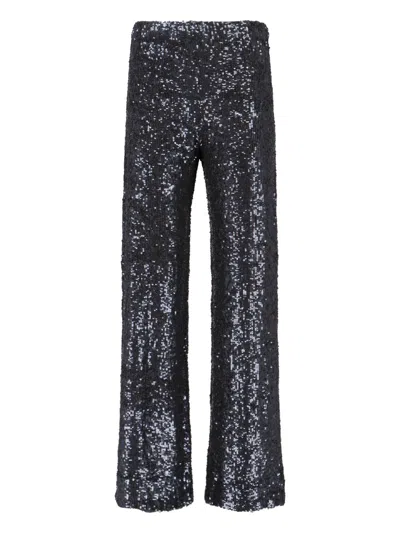 P.a.r.o.s.h Sequin Pants In Brown