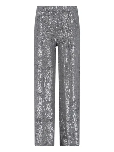 P.a.r.o.s.h Sequin Pants In Gray
