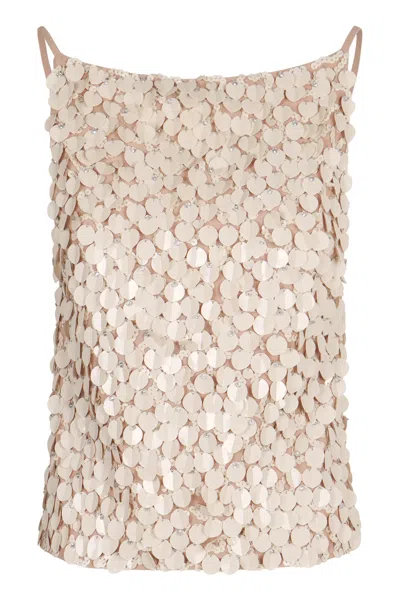 P.A.R.O.S.H SEQUIN TOP