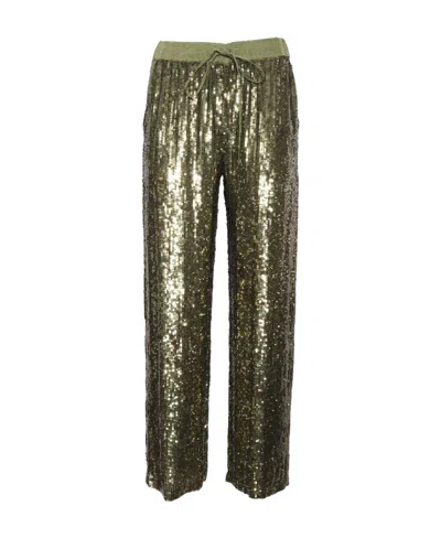 P.A.R.O.S.H SEQUINED CASUAL PANTS