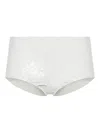 P.a.r.o.s.h Sequined Bikini Bottoms In White