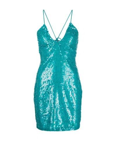 P.A.R.O.S.H SEQUINED MINI DRESS