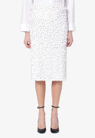 P.A.R.O.S.H SEQUINED PENCIL SKIRT