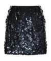 P.a.r.o.s.h Sequined Skirt In Black