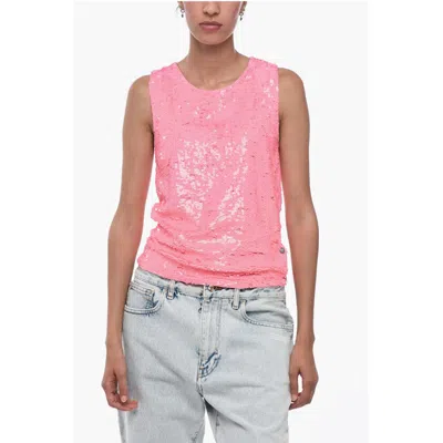 P.a.r.o.s.h Sequined Tank Top