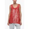 P.a.r.o.s.h Sequined Tank Top