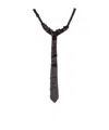 P.a.r.o.s.h Sequined Tie In Black