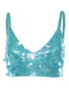 P.a.r.o.s.h . Sequin Top In Verde