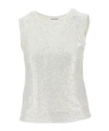 P.a.r.o.s.h . Sequined Top In White