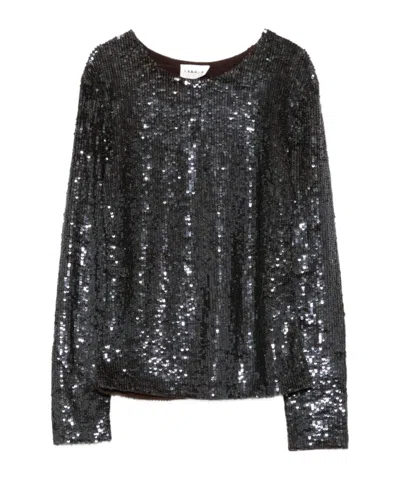 P.a.r.o.s.h Sequin-embellished Top In Black