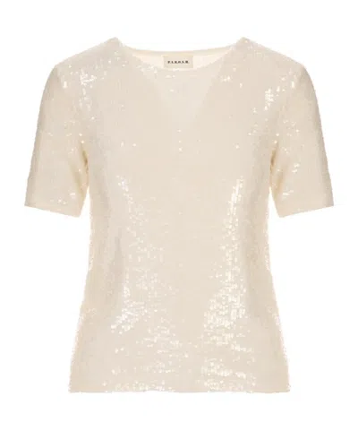 P.a.r.o.s.h Sequin-embellishment Blouse In Neutral