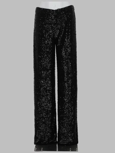 P.a.r.o.s.h . Sequin-embroidered Trousers In Black