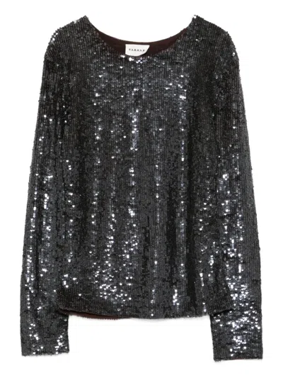 P.A.R.O.S.H SEQUINNED LONG-SLEEVE TOP