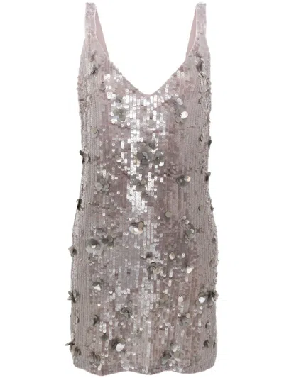 P.A.R.O.S.H SEQUINNED MINI DRESS