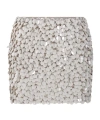 P.a.r.o.s.h Sequinned Mini Skirt In Gray