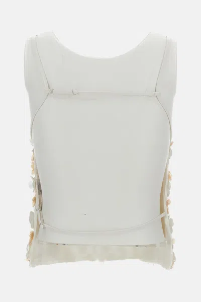 P.a.r.o.s.h Sequins Top In Neutral