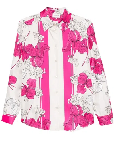 P.A.R.O.S.H PAROSH SERENELLA FLORAL PRINT SHIRT