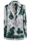 P.a.r.o.s.h Fantasy Silk Twill Jacket In Multi