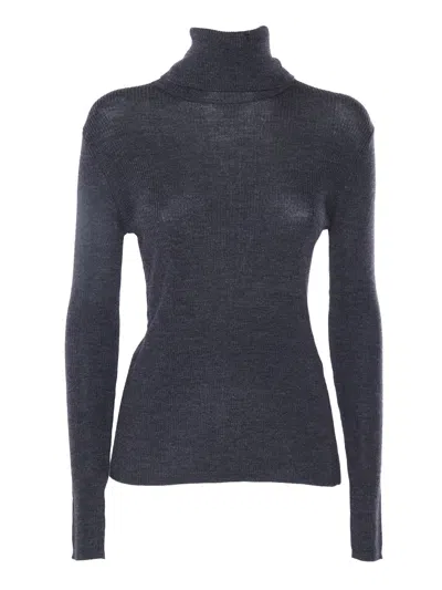 P.a.r.o.s.h . Maglia Collo Alto In Black