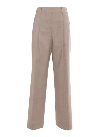 P.a.r.o.s.h . Pantaloni Lille Beige In Blue