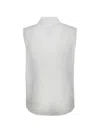 P.a.r.o.s.h Shake Ruffled Shirt In White