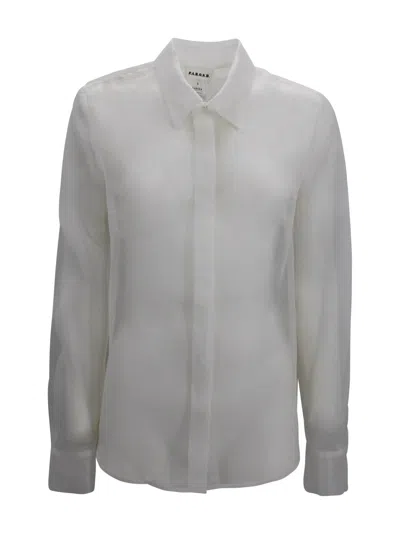 P.a.r.o.s.h Sheer Shake Shirt In Gray