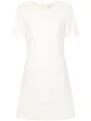 P.a.r.o.s.h Wool-blend Flared Dress In White