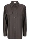 P.a.r.o.s.h Long-sleeve Shirt In Brown