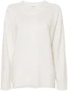 P.a.r.o.s.h Ribbed-knit Cashmere Jumper In White