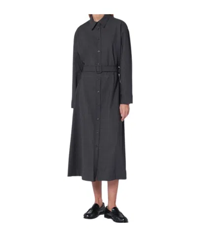 P.a.r.o.s.h Shirt Dress In Gray
