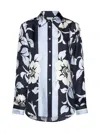P.a.r.o.s.h Shirt In Fantasia Azzurro