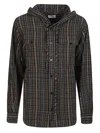 P.a.r.o.s.h Parosh Check Pattern Shirt With Rhinestone Embellishments In Green