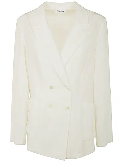 P.a.r.o.s.h Parosh Shirt Jacket In White