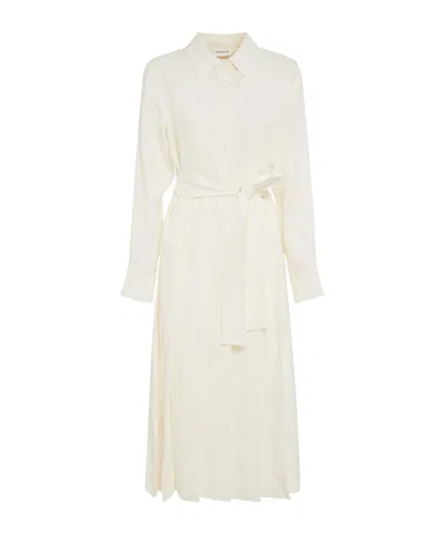 P.a.r.o.s.h Shirt-style Medium-length Dress In White