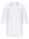 P.a.r.o.s.h White Cotton Shirt In White