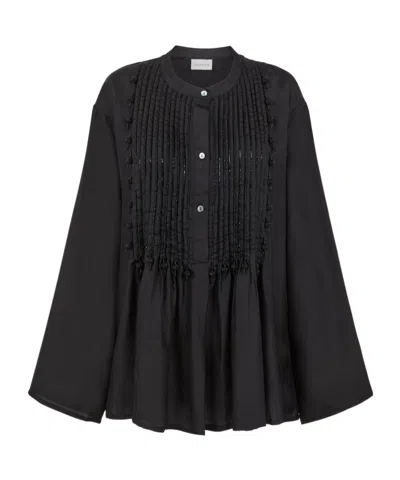 P.a.r.o.s.h Shirt With Embroideries In Black