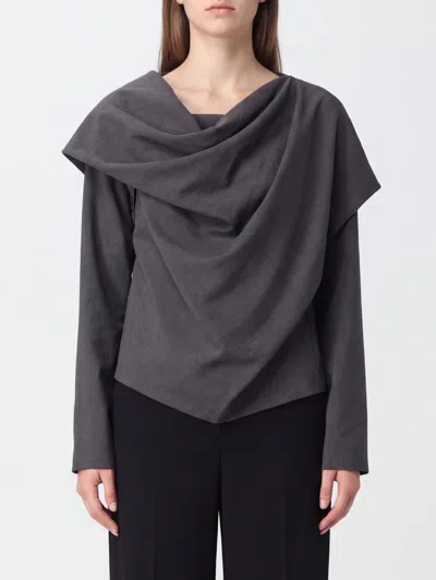 P.a.r.o.s.h Parosh Shirt Woman Color Charcoal In Gray
