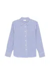 P.a.r.o.s.h Parosh Striped Cotton Shirt In Animal Print