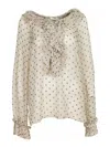 P.a.r.o.s.h Shirts Cream In Cream