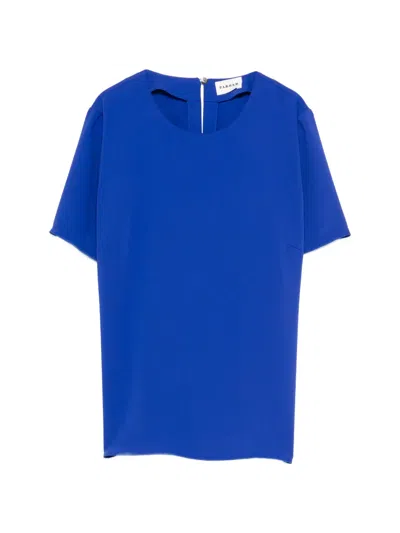 P.a.r.o.s.h Short-sleeve Blouse In Blue