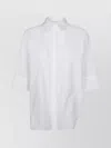 P.a.r.o.s.h Short Sleeve Boxy Collared Top