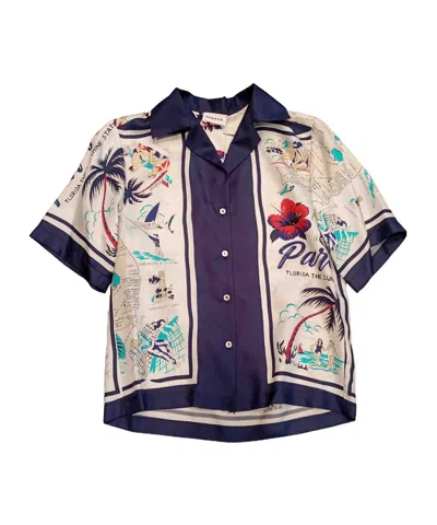 P.a.r.o.s.h Short Sleeve Shirt In Multi