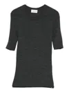 P.a.r.o.s.h Short-sleeve T-shirt In Black