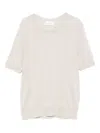 P.a.r.o.s.h Short-sleeve T-shirt In White
