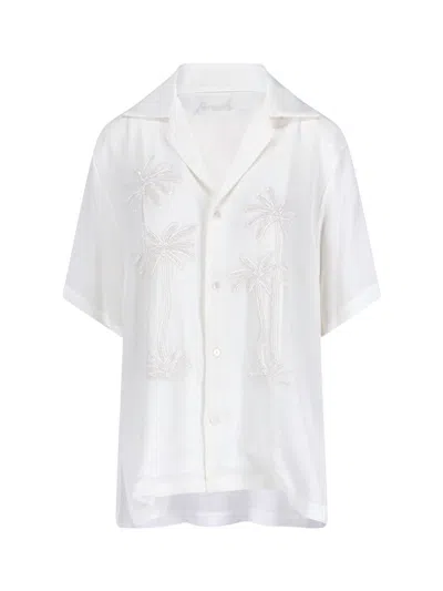 P.a.r.o.s.h Short-sleeved Shirt In White