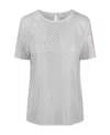P.a.r.o.s.h Rhinestone-embellished Blouse In White