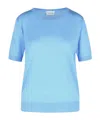 P.a.r.o.s.h Short Sleeves Crew Neck Sweater In Blue