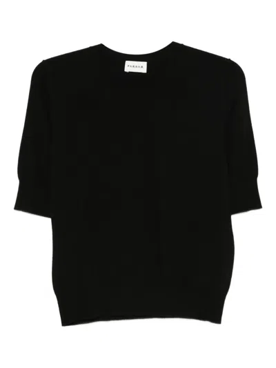 P.a.r.o.s.h Short-sleeved Top In Black