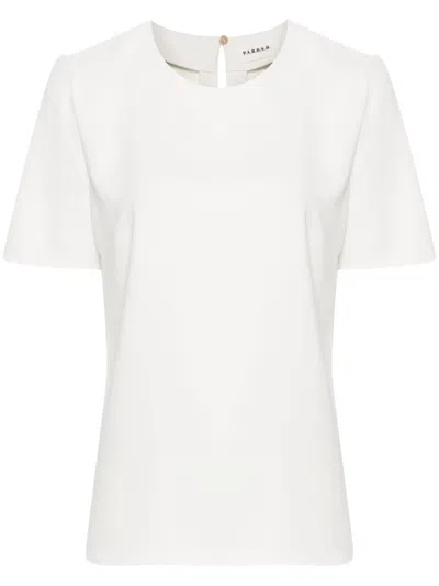 P.a.r.o.s.h Parosh Short Sleeves Cady Blouse