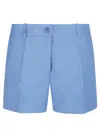 P.a.r.o.s.h Belt-loop Shorts In Blu Cielo